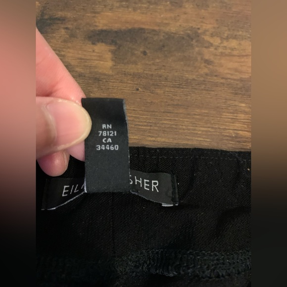 Eileen Fisher skinny casual pants in black color Size Small - Picture 8 of 11